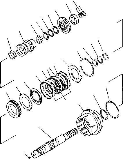 CLUTCH ASSEMBLY, 2nd AND 4th 418-15-11202 KOMATSU