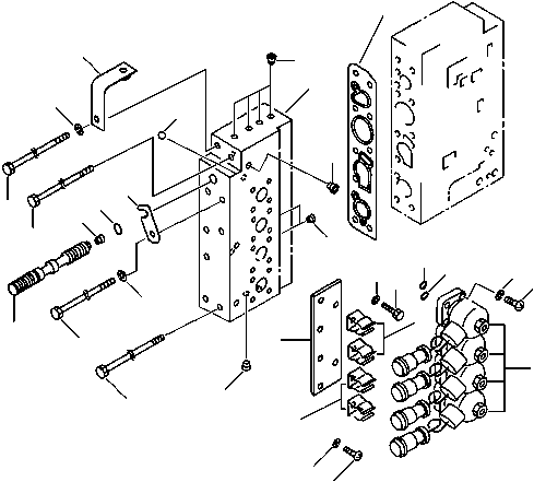 VALVE ASSEMBLY, TRANSMISSION CONTROL SOLENOID 419-15-16701 KOMATSU