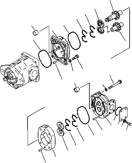 PUMP ASS'Y,(SAL025) 705-13-28530 KOMATSU