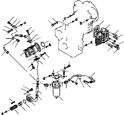 Угольник 07232-10628 KOMATSU