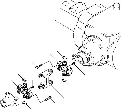 DRIVE SHAFT ASS'Y,REAR 418-20-14112 KOMATSU