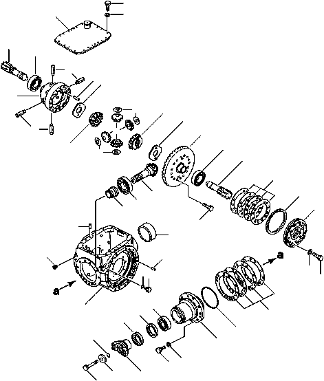 HOUSING, REAR DIFFERENTIAL 418-23-13110 KOMATSU