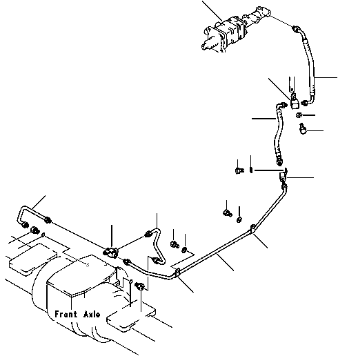 Шланг 418-43-17580 KOMATSU