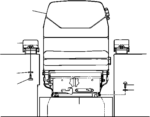 Монтажная пластина 423-54-A1110 KOMATSU