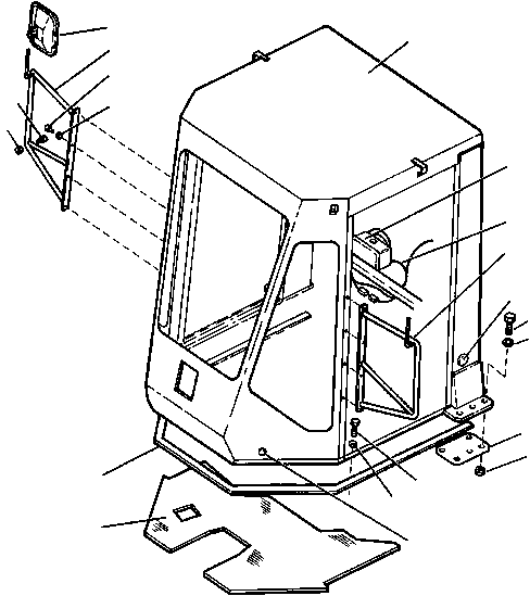 Контргайка 02206-10505 KOMATSU