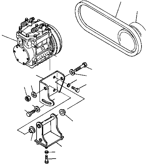 Клиновой ремень 04120-43114 KOMATSU