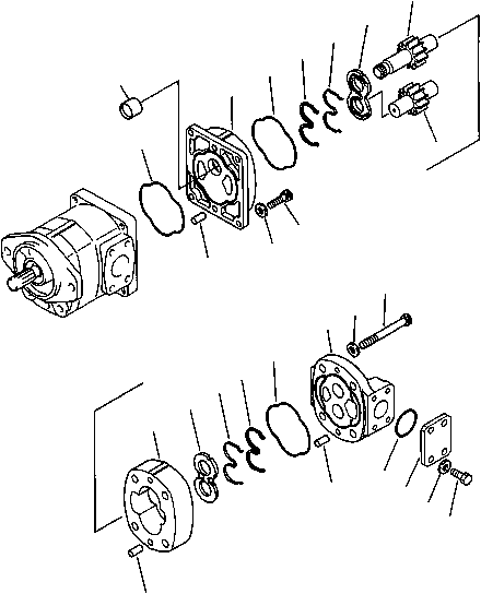 PUMP ASSEMBLY (SAL25) 705-11-28530 KOMATSU