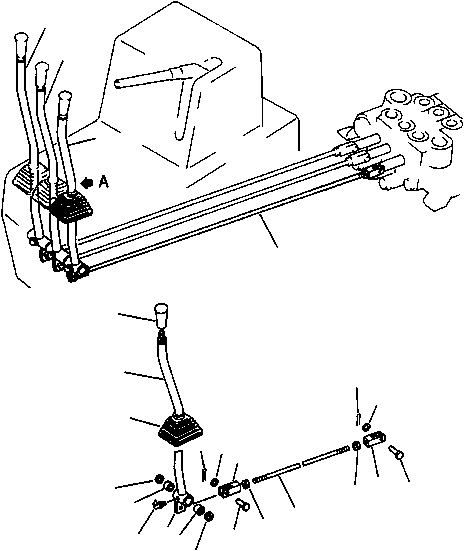 LEVER,ATTACHMENT 418-877-1271 KOMATSU