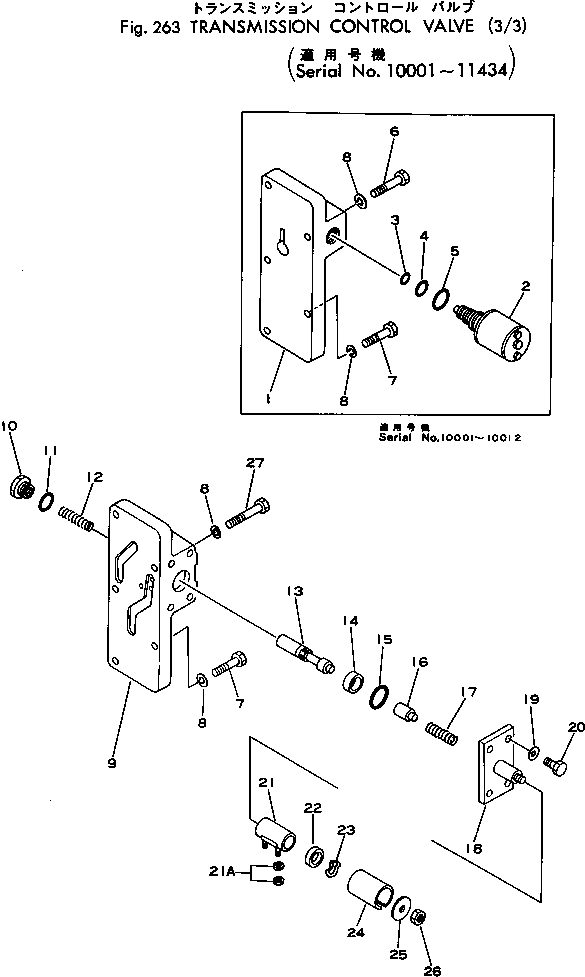 VALVE ASS'Y,SOLENOID 381-715113-1 KOMATSU