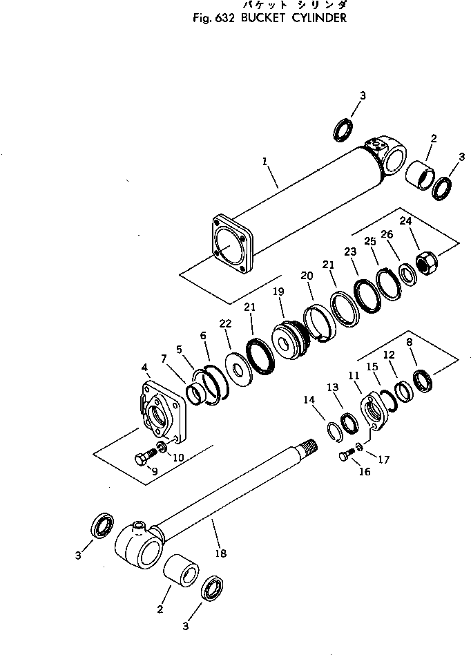 болт 01010-51860 KOMATSU