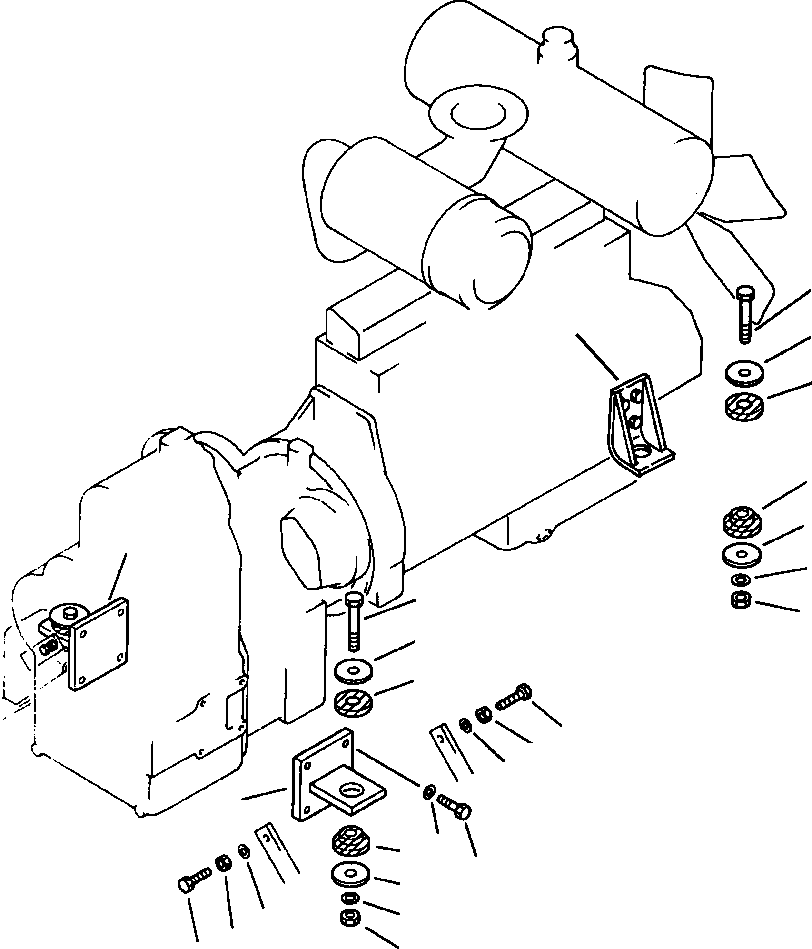 BRACKET L.H 419-01-11210 KOMATSU