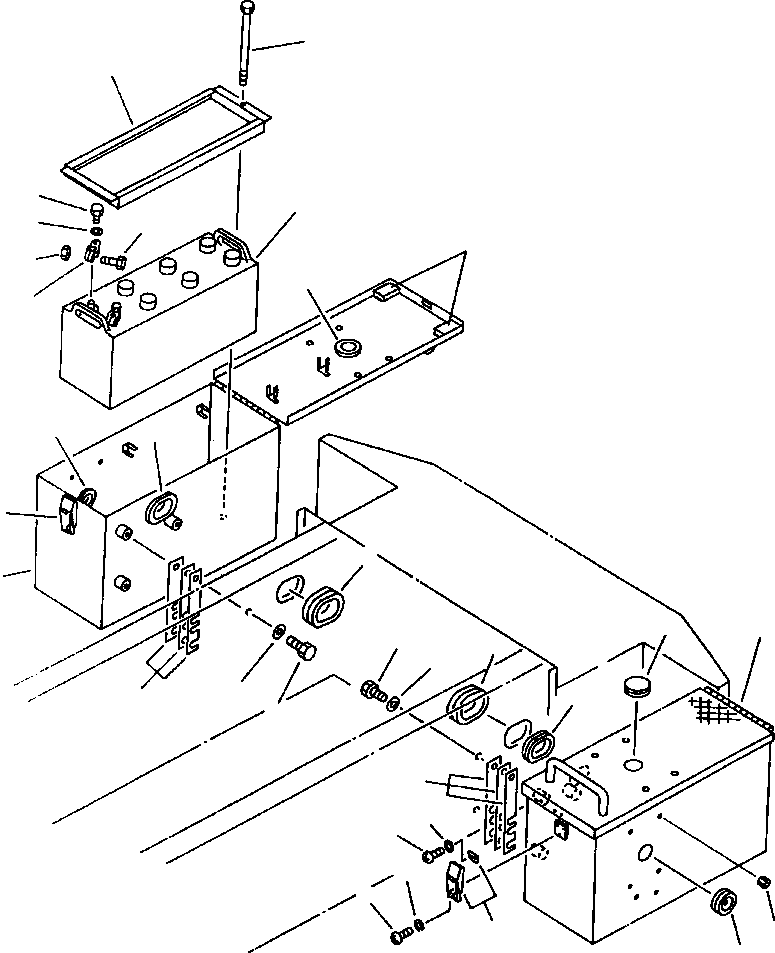 Болт NNS KOMATSU