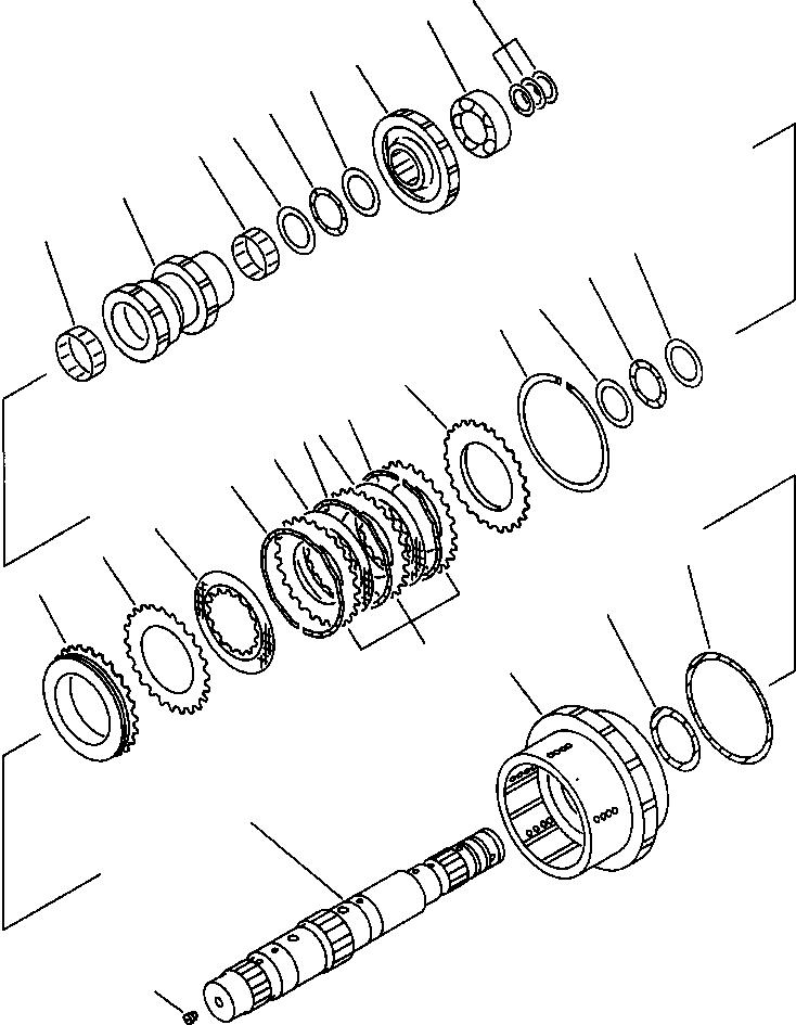 CLUTCH ASS'Y,2ND AND 4TH (WA320-1P) 419-15-13402 KOMATSU