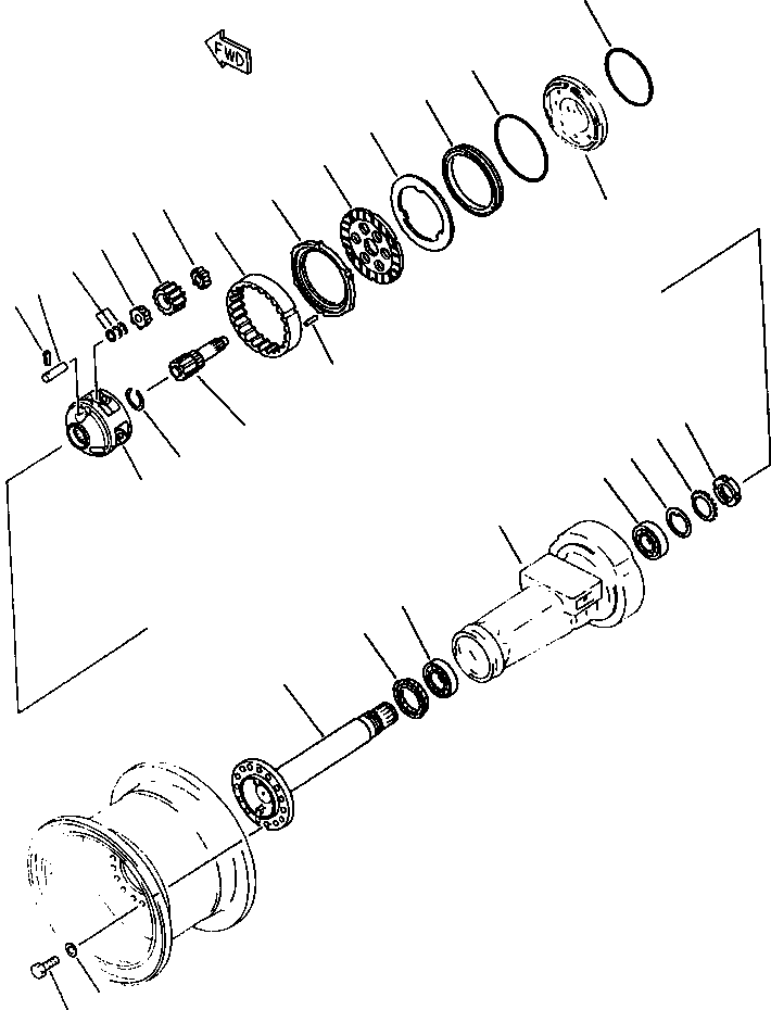 Подшипник 419-22-12840 KOMATSU