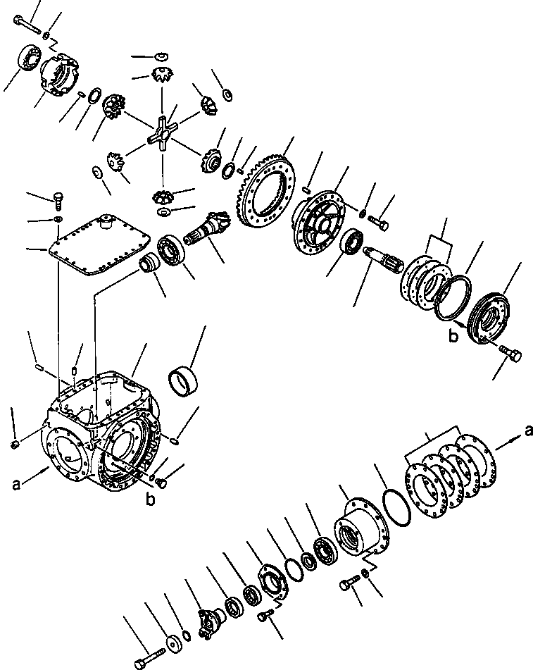 DIFFERENTIAL ASS'Y 419-23-11025 KOMATSU