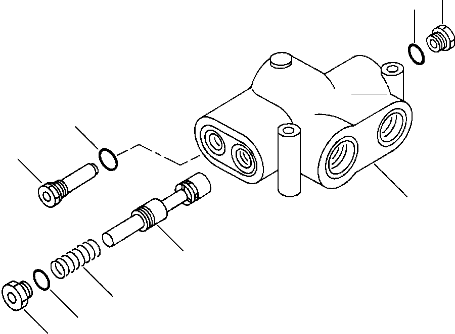 SPOOL ASSEMBLY 419-64-15420 KOMATSU