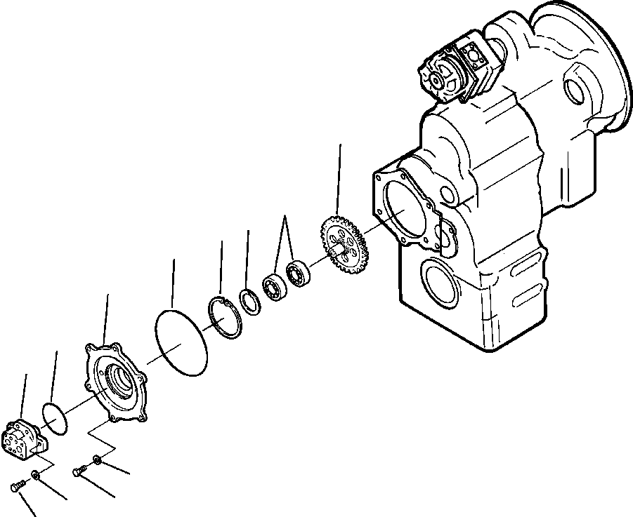 GEAR,(W/EMERGENCY STEERING) (1M,1D) 419-15-14250 KOMATSU