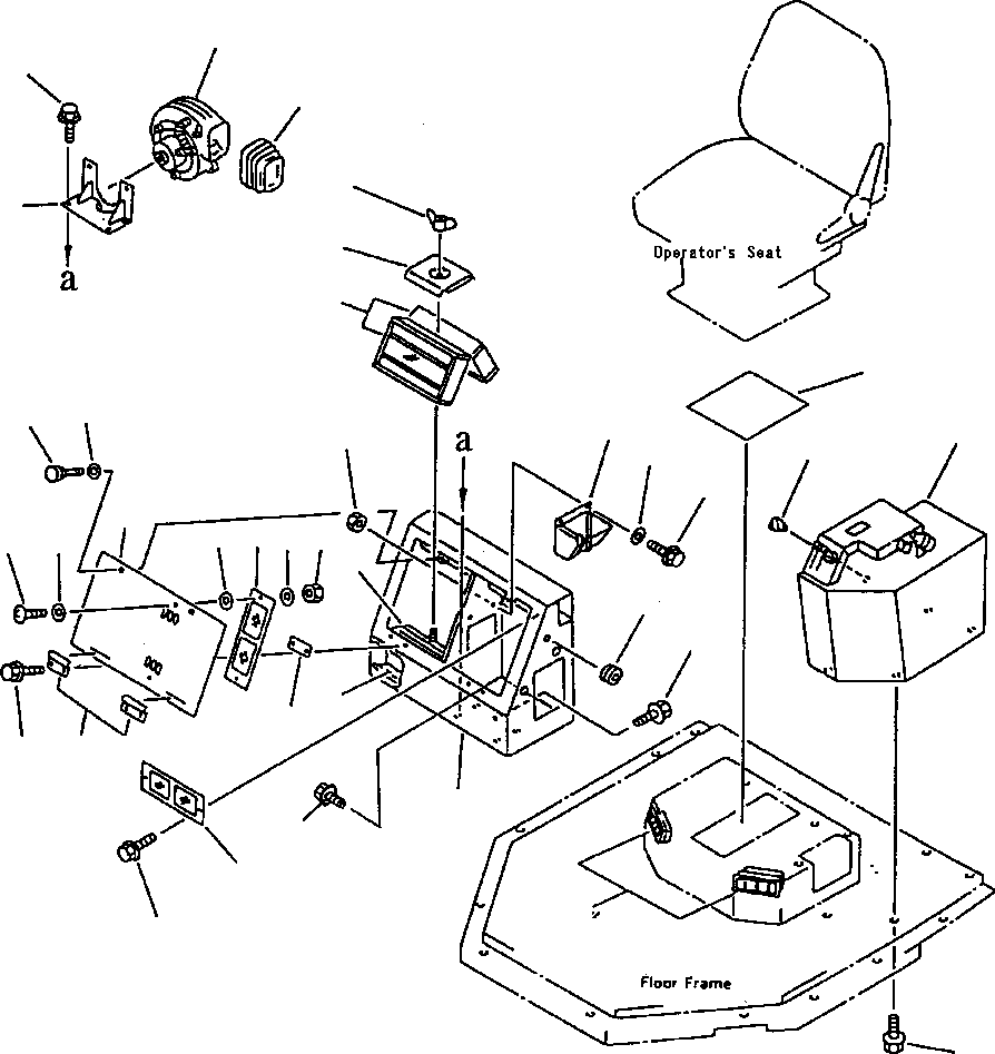 SUPPORT REWORK, R.H 419-963-1540 KOMATSU