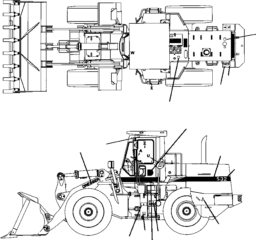 LUBE CHART 419-93-A1130 KOMATSU