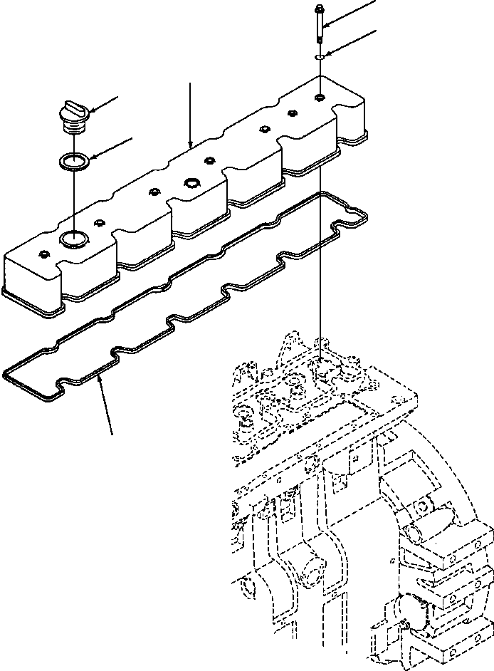 COVER, VALVE 1241 069 H1 KOMATSU
