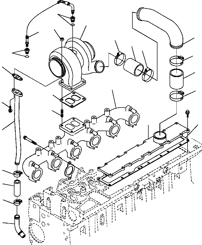 TUBE, AIR 1241 032 H1 KOMATSU