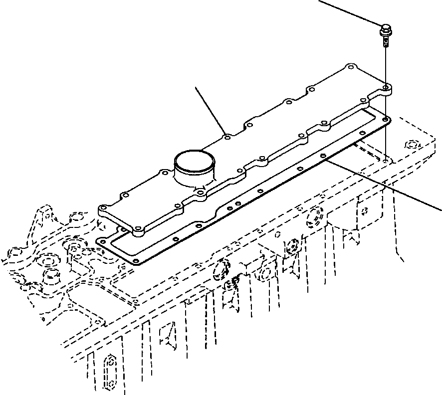 COVER, INTAKE MANIFOLD 1295 754 H1 KOMATSU