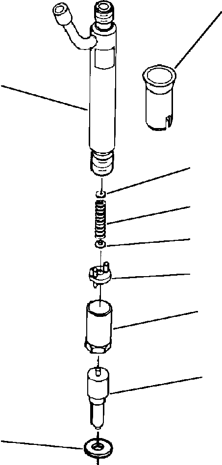 INJECTOR, FUEL 1241 065 H91 KOMATSU