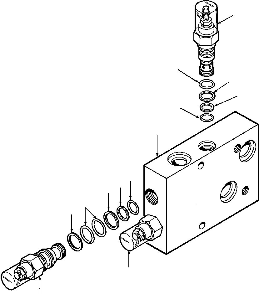 CARTRIDGE, COUNTERBALANCE 1440 166 H91 KOMATSU