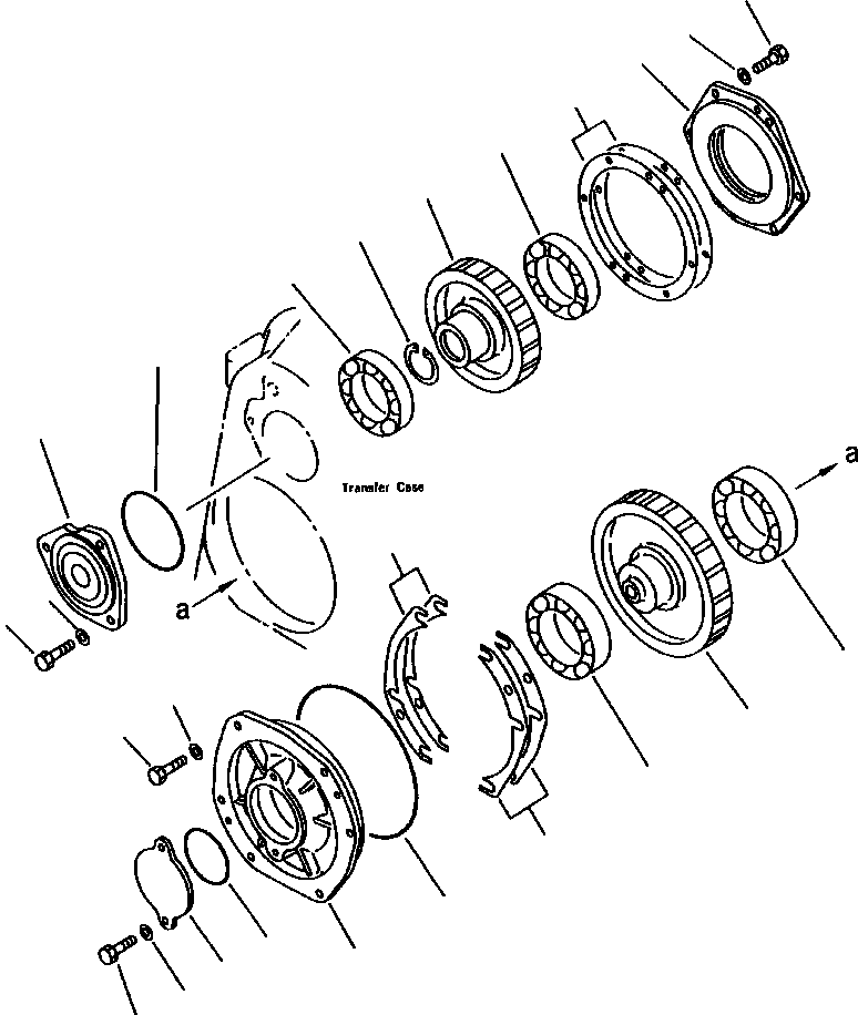 SHIM SET, CAGE - TRANSFER GEAR 423-15-05020 KOMATSU