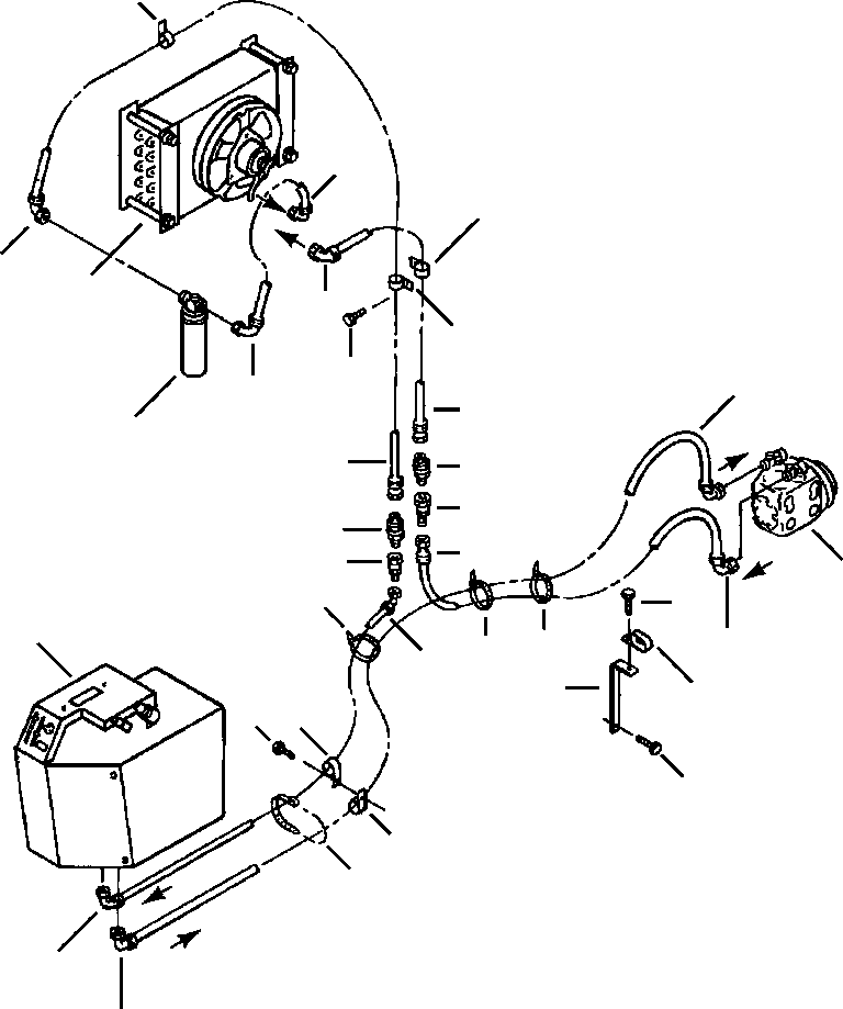 Шланг 09488-70607 KOMATSU