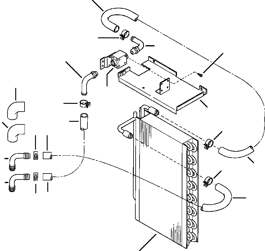 UNIT ASSEMBLY, HEATER AND AIR CONDITIONER 425-963-A010 KOMATSU