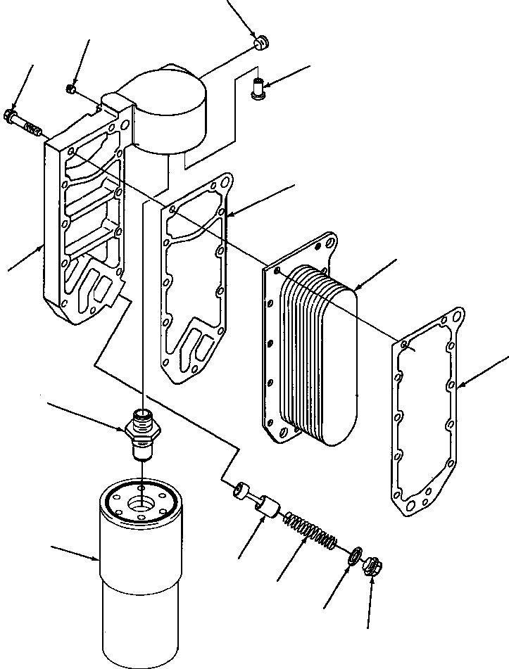 GASKET, LUBE OIL COOLER COVER 1241 217 H2 KOMATSU