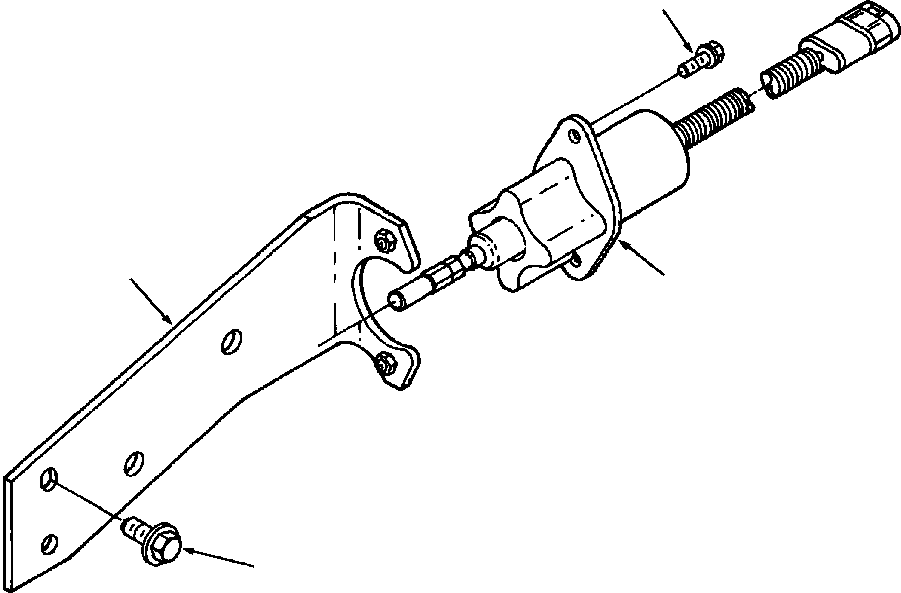 SOLENOID, FUEL PUMP 1296 700 H2 KOMATSU