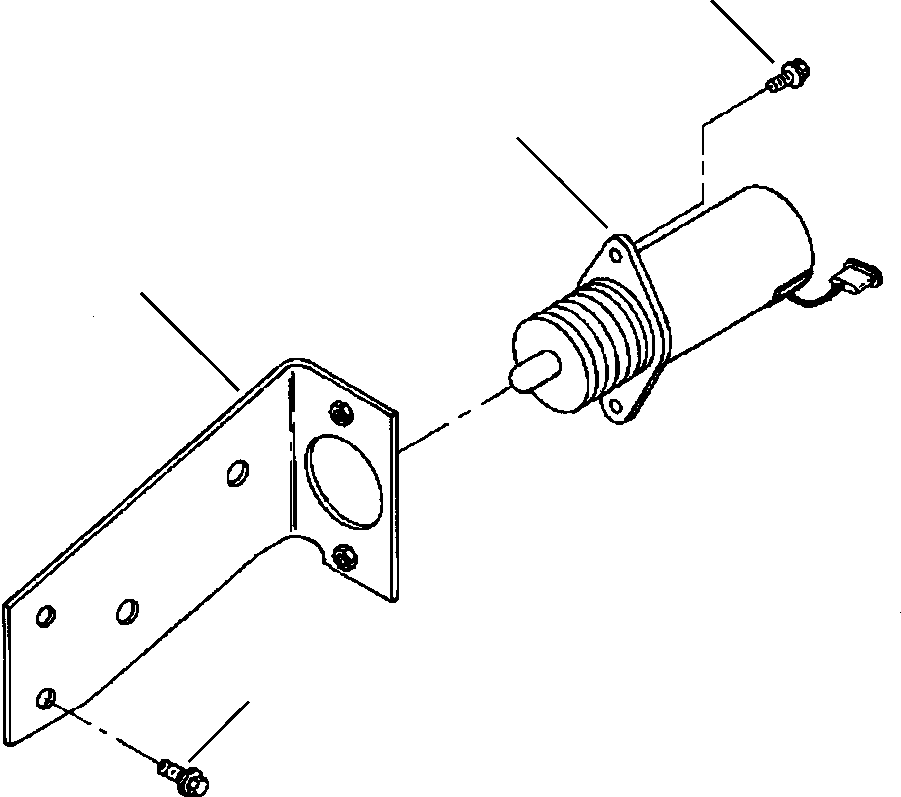 SOLENOID, FUEL PUMP 1295 466 H91 KOMATSU