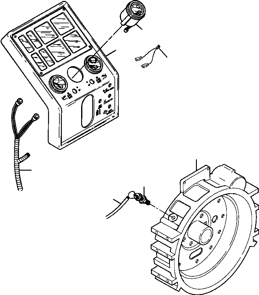 SOCKET ASSEMBLY, LAMP 1267 855 H91 KOMATSU