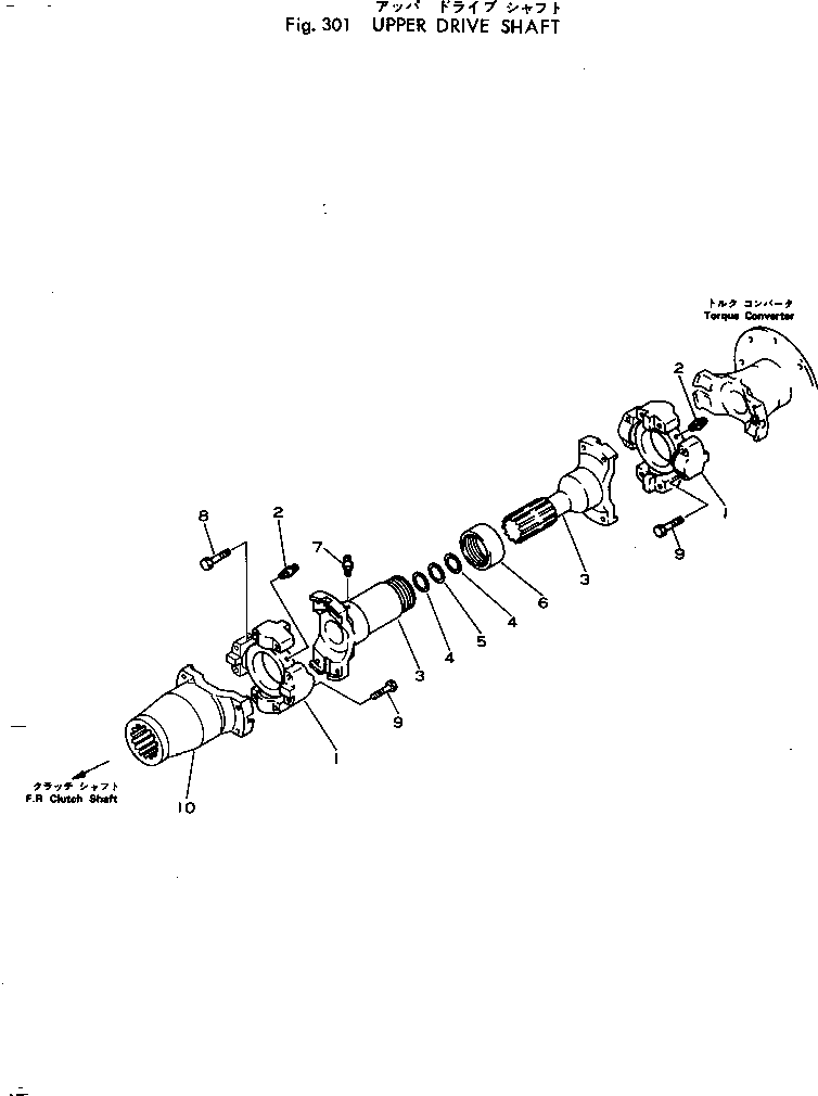 DRIVE SHAFT ASS'Y 385-10178731 KOMATSU