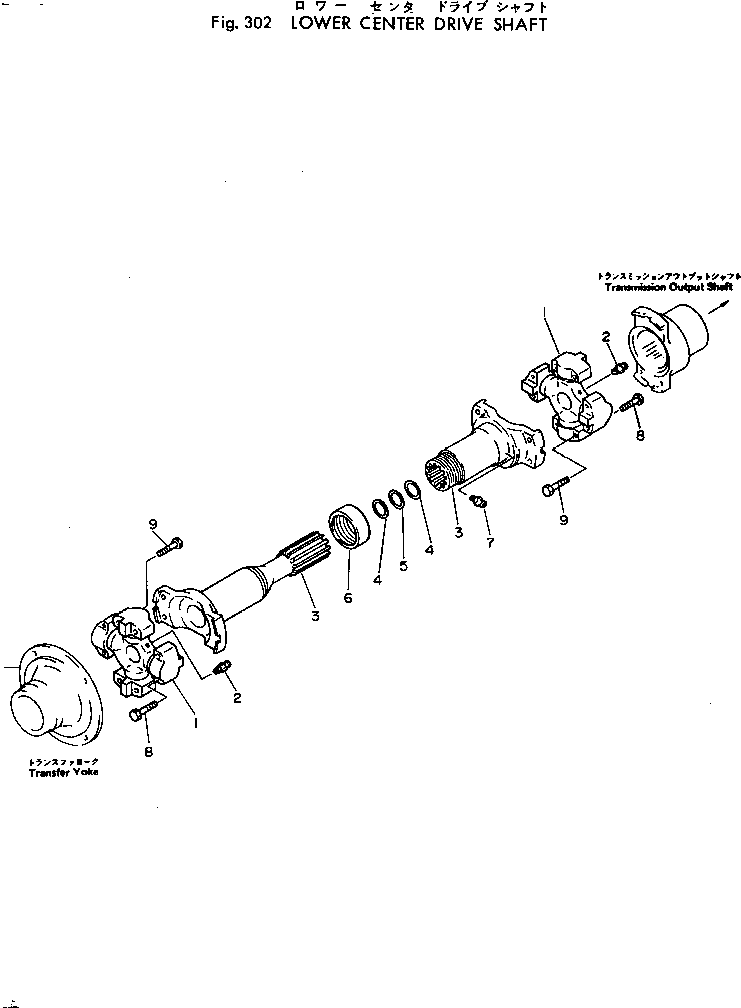 DRIVE SHAFT ASS'Y 385-10178751 KOMATSU