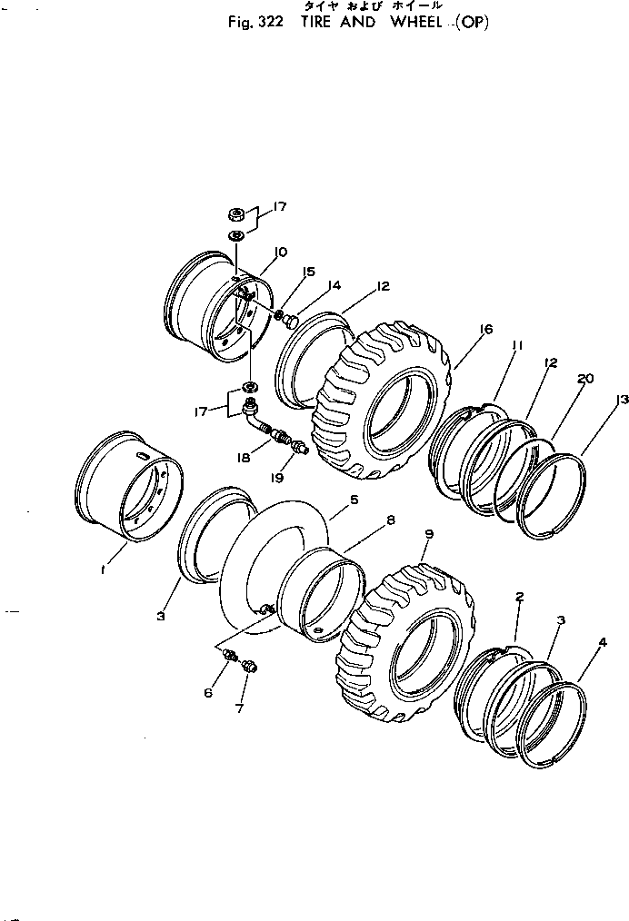 Колесо 385-10248401 KOMATSU