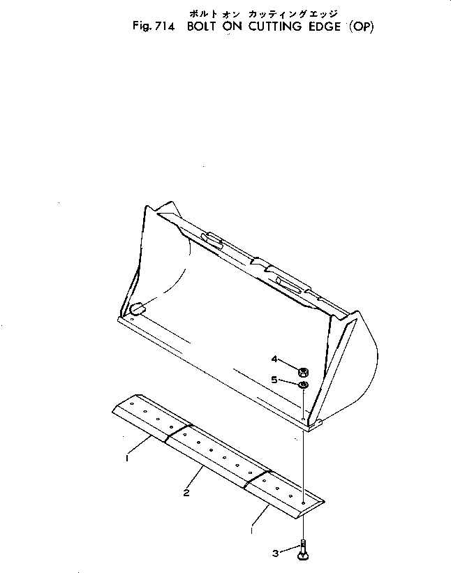 CUTTING EDGE KIT 385-10240052 KOMATSU
