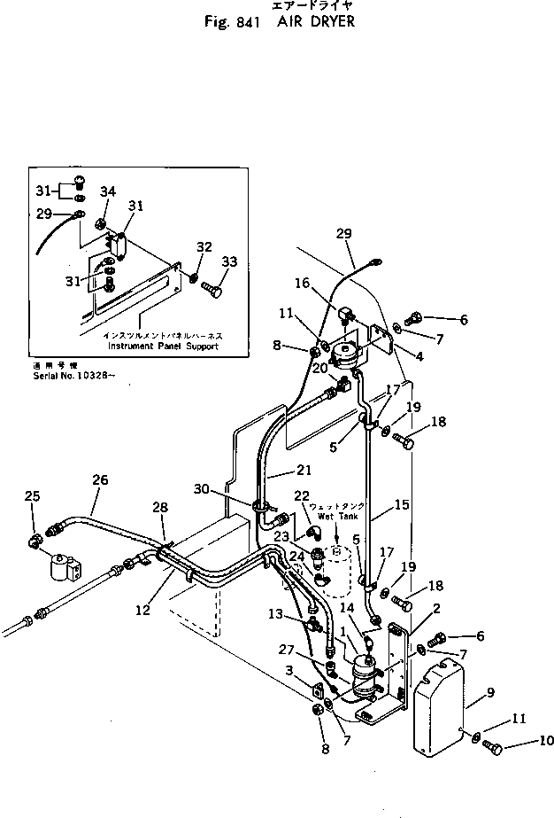 SUPPORT (WELDED) 385-10282941 KOMATSU