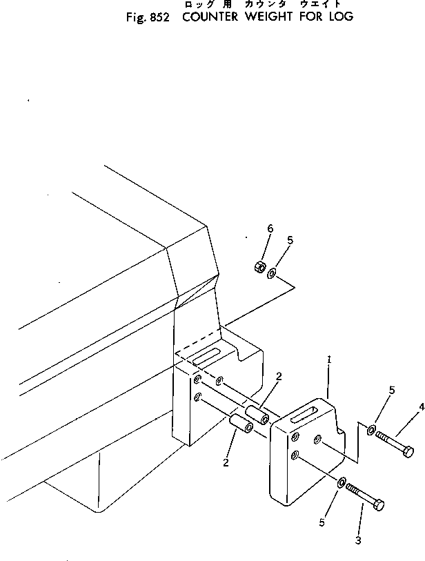 WEIGHT,L.H. (410KG) 385-11237612 KOMATSU