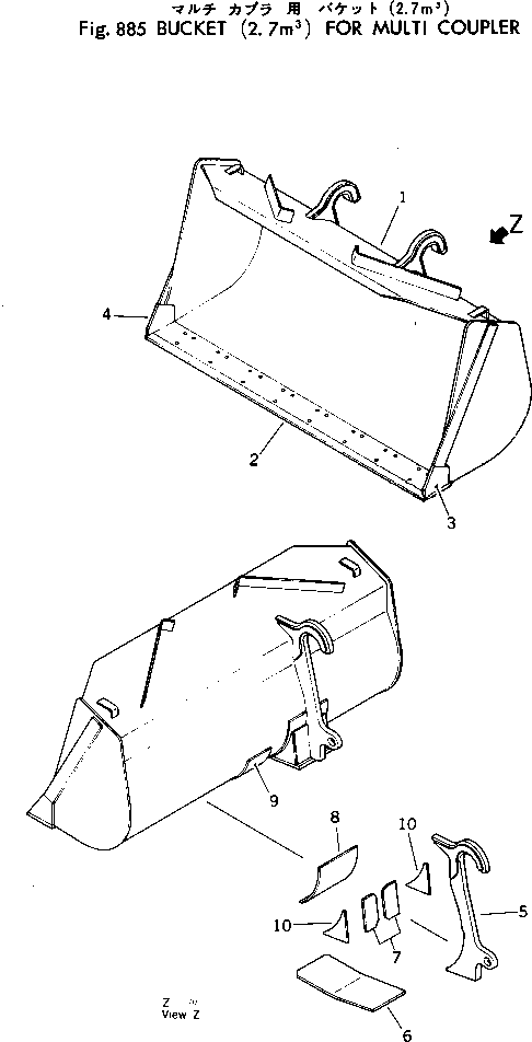 HOOK KIT 385-10299971 KOMATSU