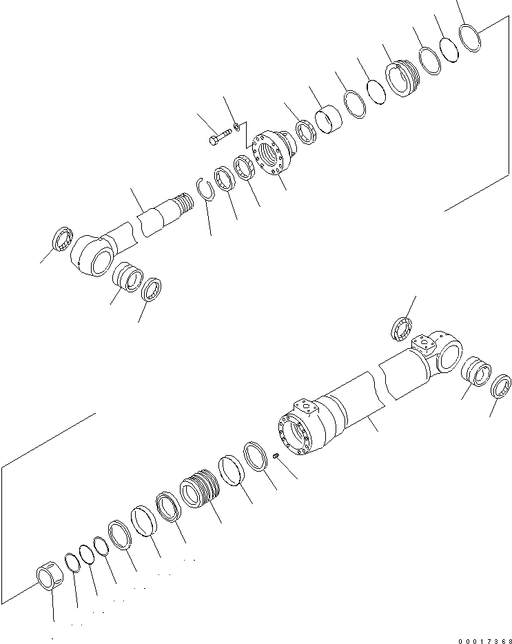 Упорное кольцо 20K-63-31360 KOMATSU