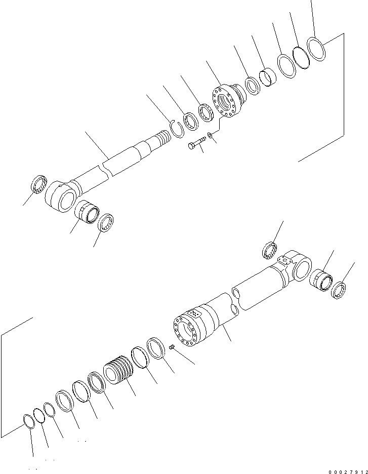 Шток поршня 20K-63-31520 KOMATSU