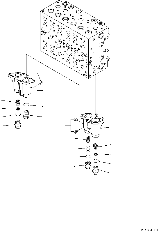 CASE SUB ASSEMBLY 723-46-18320 KOMATSU