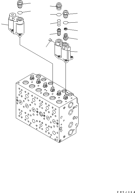 CASE SUB ASSEMBLY 723-46-18420 KOMATSU