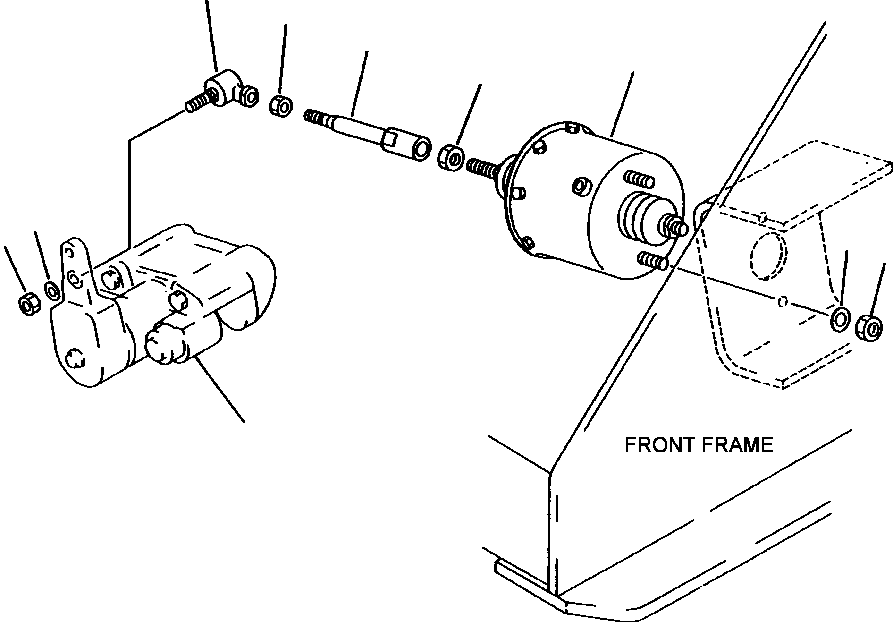 JOINT,BALL, L.H. THREAD 04256-11230 KOMATSU