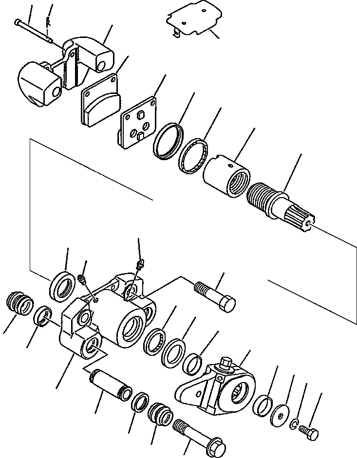 Упорное кольцо 421-43-15230 KOMATSU