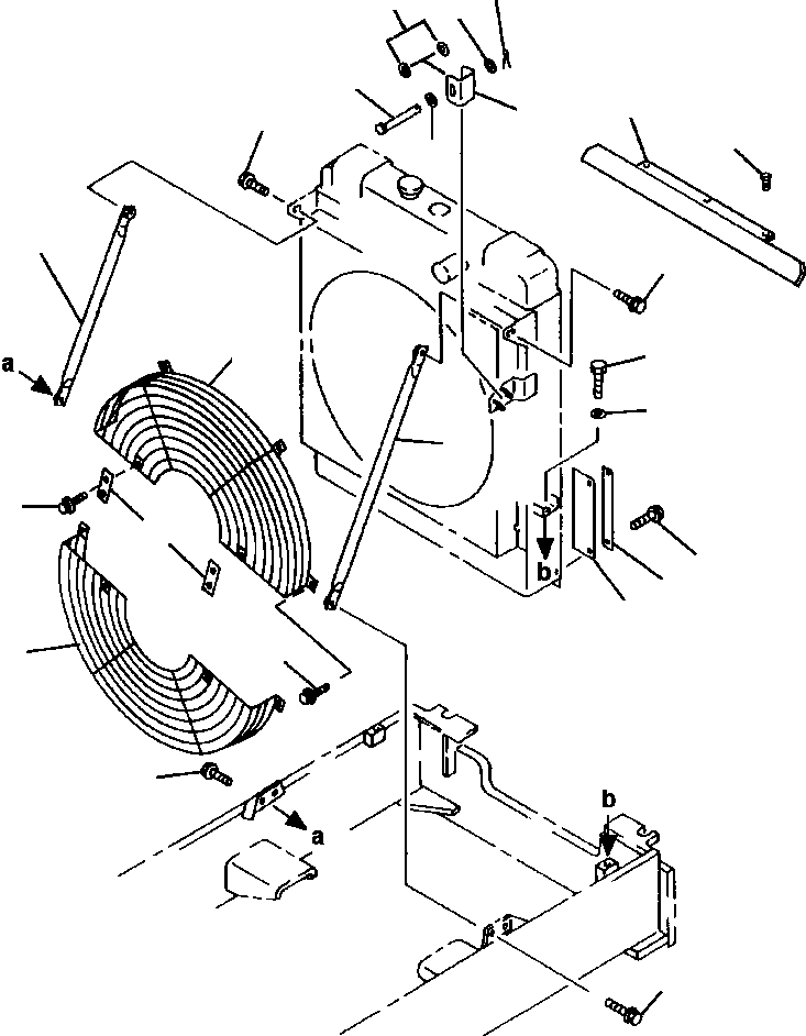 GUARD, ENGINE FAN - BOTTOM 423-963-A310 KOMATSU