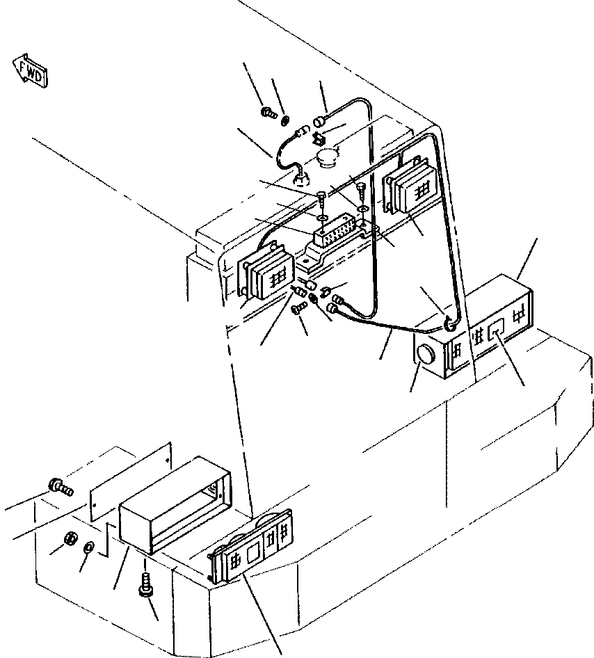 BOX,R.H. 421-06-13450 KOMATSU